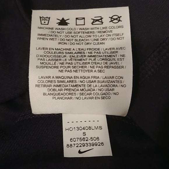 NEW Nike Pro light fleece long sleeve 1/4 zip - Picture 6 of 6